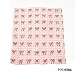 Wholesale solmere Blanket Checker Bow Blanket Wrap yourself pure indulgence Solm