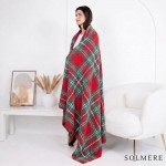 Wholesale solmere Blanket Plaid Christmas Blanket Wrap yourself pure indulgence