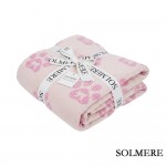 Wholesale solmere Blanket D Paw Print Blanket Wrap yourself pure indulgence Solm