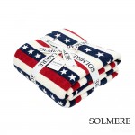 Wholesale solmere Blanket Americana Stars Stripes Blanket Wrap yourself pure ind
