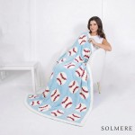 Wholesale solmere Blanket Baseball Blanket Wrap yourself pure indulgence Solmere