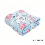 Wholesale solmere Blanket Nautical Blanket Wrap yourself pure indulgence Solmere