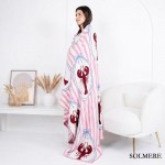 Wholesale solmere Blanket Stripe Lobster Blanket Wrap yourself pure indulgence S