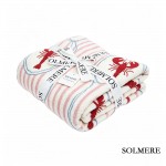 Wholesale solmere Blanket Stripe Lobster Blanket Wrap yourself pure indulgence S