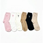 Wholesale round out cozy assortment assorted six pack plush feather knit crew so