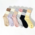 Wholesale bring soft textured fashion forward hosiery wall assorted six pack rib