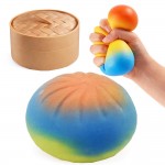 This dim sum bun squishy toy is a novelty showstopper that delights customers of all ages. Designed to look like a fluffy steamed bun nestled inside a miniature bamboo steamer basket, it combines food-inspired fun with satisfying slow-rise squeeze appeal. Soft foam construction feels plush and durable. Perfect for gift boutiques, Asian-inspired gift sections, and novelty retailers looking for an impulse buy that sparks conversation. Packages and displays beautifully — a natural bestseller for lifestyle and gift sections.
