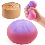 This dim sum bun squishy toy is a novelty showstopper that delights customers of all ages. Designed to look like a fluffy steamed bun nestled inside a miniature bamboo steamer basket, it combines food-inspired fun with satisfying slow-rise squeeze appeal. Soft foam construction feels plush and durable. Perfect for gift boutiques, Asian-inspired gift sections, and novelty retailers looking for an impulse buy that sparks conversation. Packages and displays beautifully — a natural bestseller for lifestyle and gift sections.