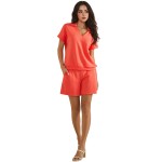 Wholesale relaxed Fit Scuba Shorts Pack Matching Top Functional Side Pockets Mid
