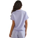 Wholesale relaxed Fit Collard V Neck Top Pack Matching Shorts Sold Separately St