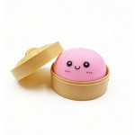 Wholesale light Up Dumpling Squishy Toy Cute novelty squishy toy designed smilin