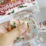 Wholesale christmas Glitter Donut Squishy Toy Cute novelty squishy toy designed