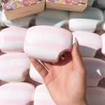 Wholesale stripe Soap Squishy Toy Cute novelty squishy toy designed stripe soap