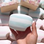Wholesale stripe Soap Squishy Toy Cute novelty squishy toy designed stripe soap