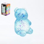 Wholesale glitter Bear Squishy Toy Cute novelty squishy toy designed gel glitter