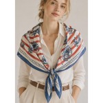 Wholesale do Everything Love Nautical Americana Print Bandana Scarf Multi Use Sc