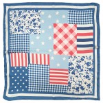 Wholesale do Everything Love Americana Patchwork Print Bandana Scarf Multi Use S
