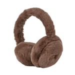 Wholesale plush faux fur earmuffs oversized cloud soft ear pads fully covered fa