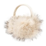 Wholesale fluffy Faux Fur Earmuffs oversized shaggy pile ear pads frame soft clo