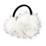 Wholesale fluffy Faux Fur Earmuffs oversized shaggy pile ear pads frame soft clo
