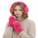 Wholesale faux fur fingerless gloves plush cuff open finger keeps hands warm pho