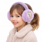 Wholesale add little magic chilly days kids unicorn faux fur earmuffs embroidere