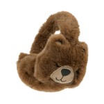 Wholesale bundle up furry friend kids critter faux fur earmuffs adorable embroid