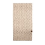 Wholesale textured Knit Oblong Scarf dimensional honeycomb stitch neatly ribbed