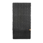Wholesale textured Knit Oblong Scarf dimensional honeycomb stitch neatly ribbed