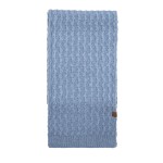 Wholesale textured Knit Oblong Scarf dimensional honeycomb stitch neatly ribbed