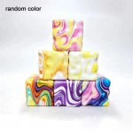 Wholesale marbled Cube Squishy Toy Cute novelty squishy toy designed marbled cub