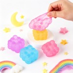 Wholesale bubble Cube Squishy Toy Cute novelty squishy toy designed bubble cube