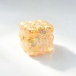 Wholesale glitter Bubble Cube Squishy Toy Cute novelty squishy toy designed tran