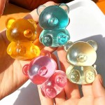 Wholesale gel Bear Squishy Toy Cute novelty squishy toy designed gel bear gifts
