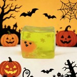 Wholesale jack O Lantern Cube Squishy Toy Cute novelty squishy toy designed jack