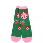 Wholesale holiday crew sock set four coordinating pairs soft cotton blend knit c
