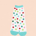 Wholesale holiday crew sock set four coordinating pairs soft cotton blend knit c