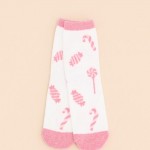 Wholesale holiday crew sock set four coordinating pairs soft cotton blend knit c