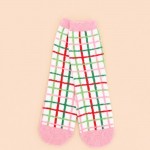 Wholesale holiday crew sock set four coordinating pairs soft cotton blend knit c
