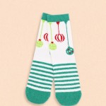Wholesale holiday crew sock set four coordinating pairs soft cotton blend knit c
