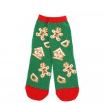 Wholesale holiday crew sock set four coordinating pairs soft cotton blend knit c