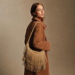 Wholesale do Everything Love Suede Fringe Crossbody Bag Wooden Ball Tassel Full