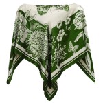 Wholesale do Everything Love Silky Floral Print Scarf Poncho Polyester L W
