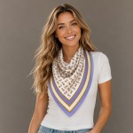 Wholesale do Everything Love Silky Horsebit Print Bandana Scarf Multi Use Scarf