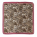 Wholesale do Everything Love Silky Leopard Print Bandana Scarf Multi Use Scarf B