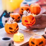 Wholesale pop Up Ghost Jack O Lantern Squishy Toy Cute novelty squishy toy desig