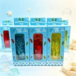 Wholesale glitter Tube Squishy Toy Cute novelty squishy toy designed gel glitter