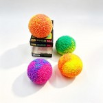 Wholesale two Textured Ball Squishy Toy Cute novelty squishy toy designed two te
