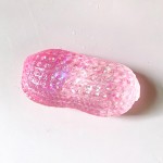 Wholesale translucent Gel Peanut Squishy Toy Cute novelty squishy toy designed g