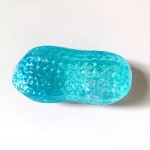 Wholesale translucent Gel Peanut Squishy Toy Cute novelty squishy toy designed g